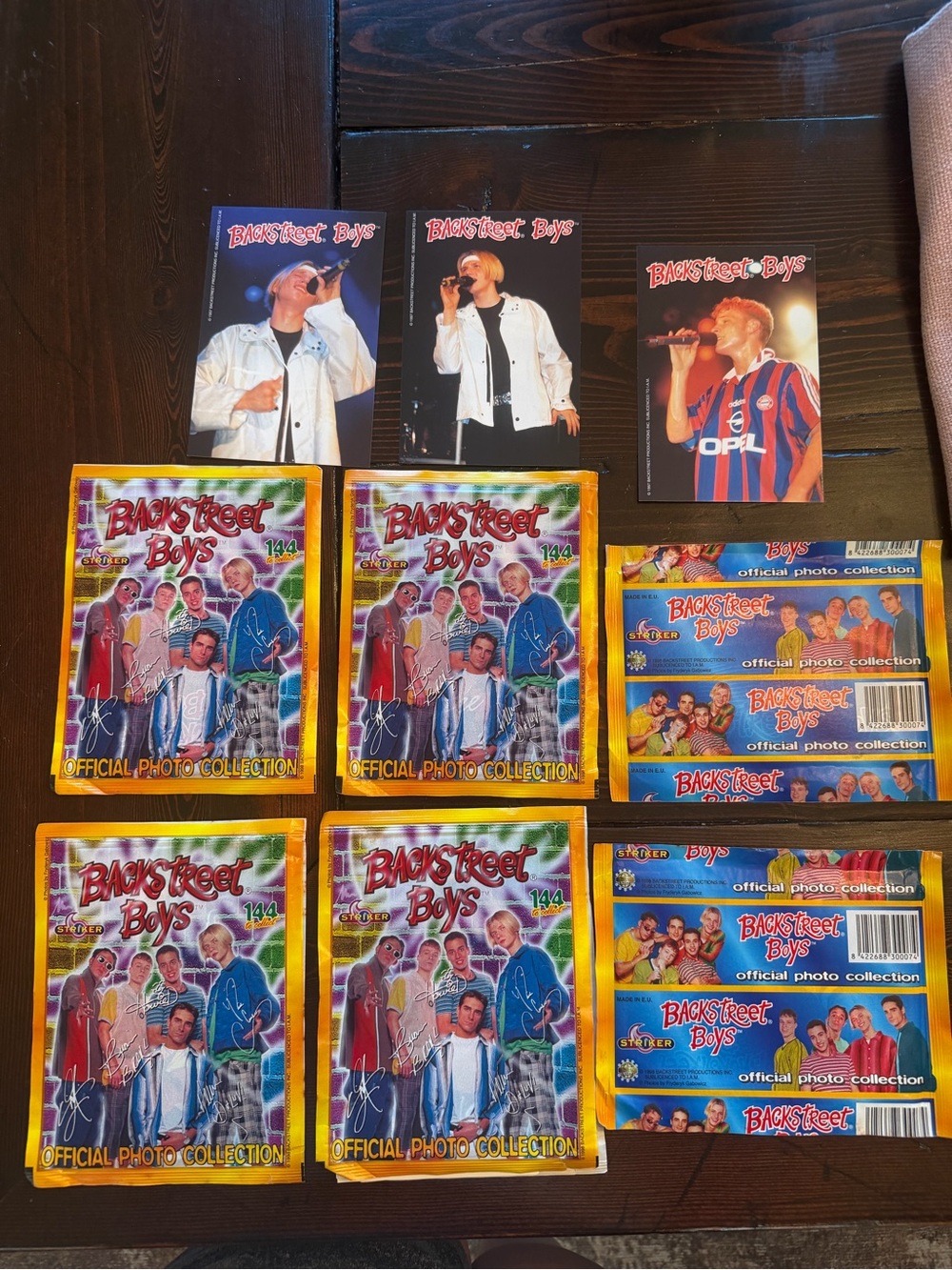 Vintage 1997 Striker Backstreet Boys official photo collection packs set - Picture 2 of 5